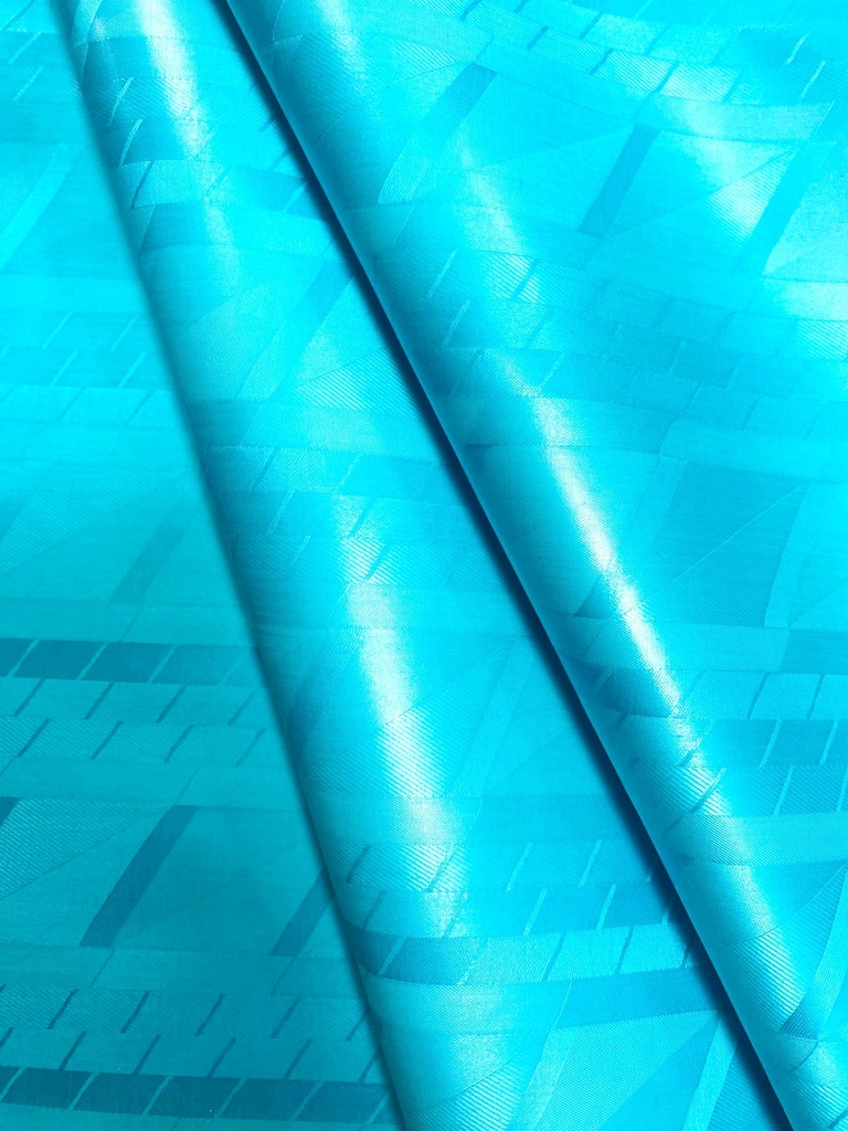 Bazin uni Color 593-türkis | D