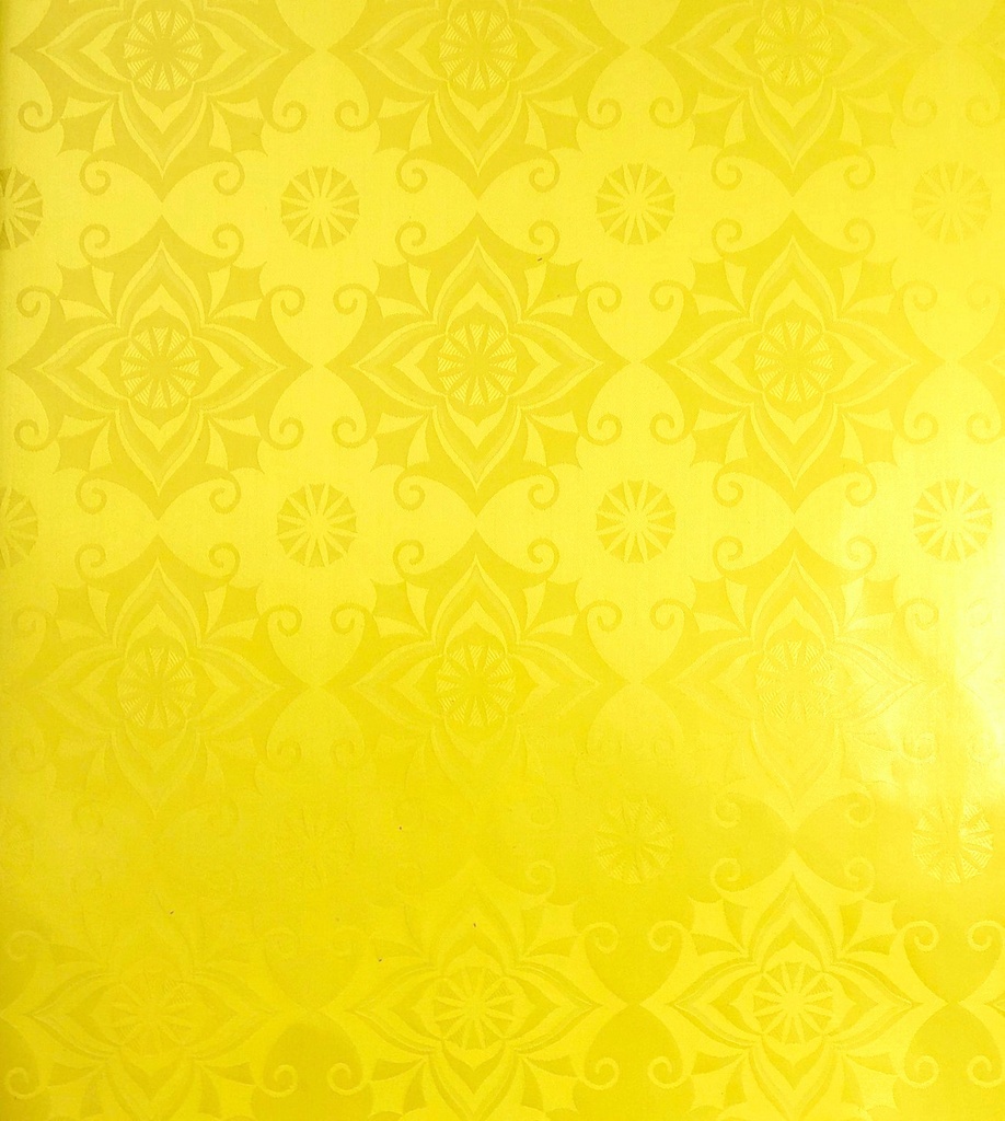 Bazin uni Color 106-Jaune soleil