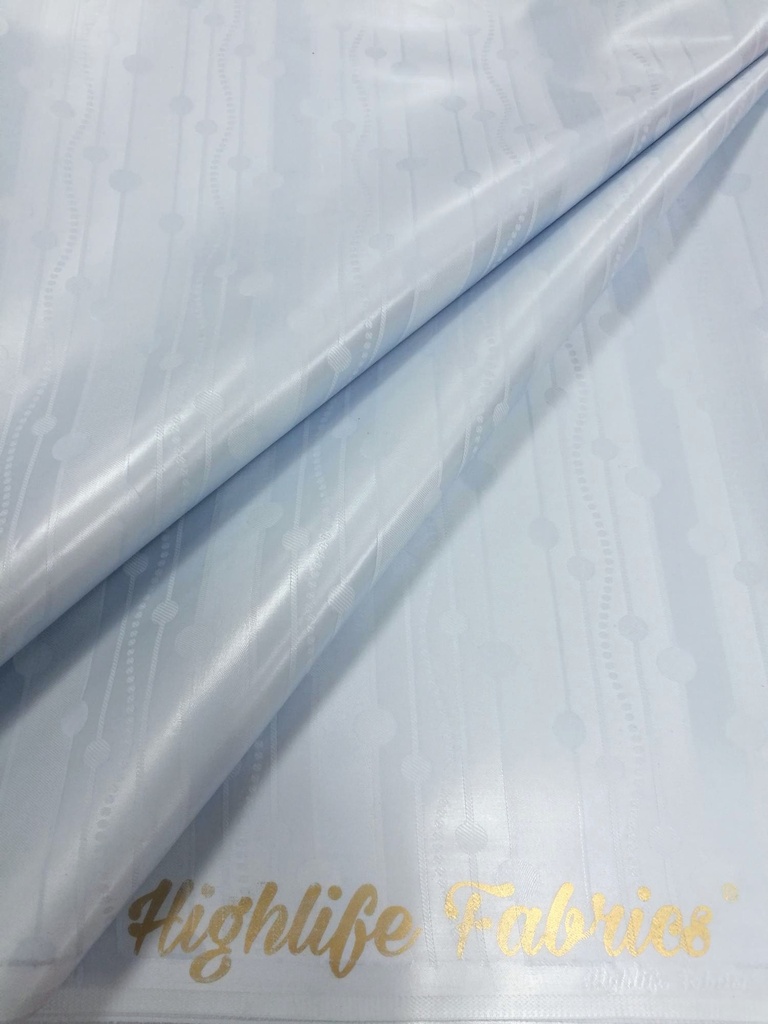 Bazin uni Color 505-hellblau/bakha, 1,5 m