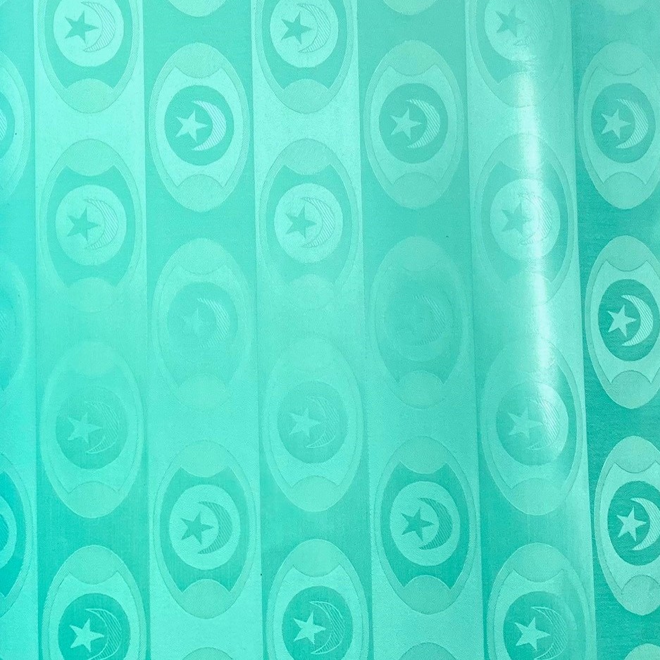 Bazin uni Color 655-menthe | D