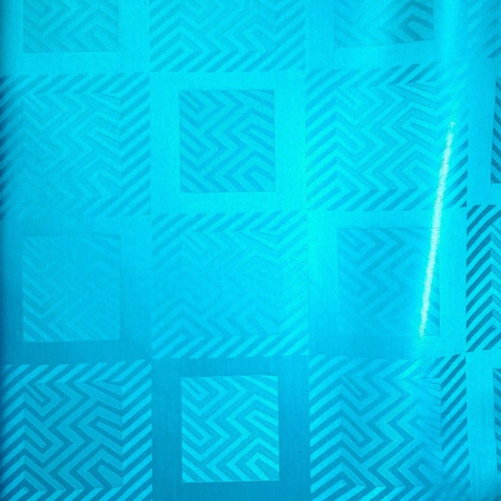 Bazin uni Color 595-turquoise bleu | D