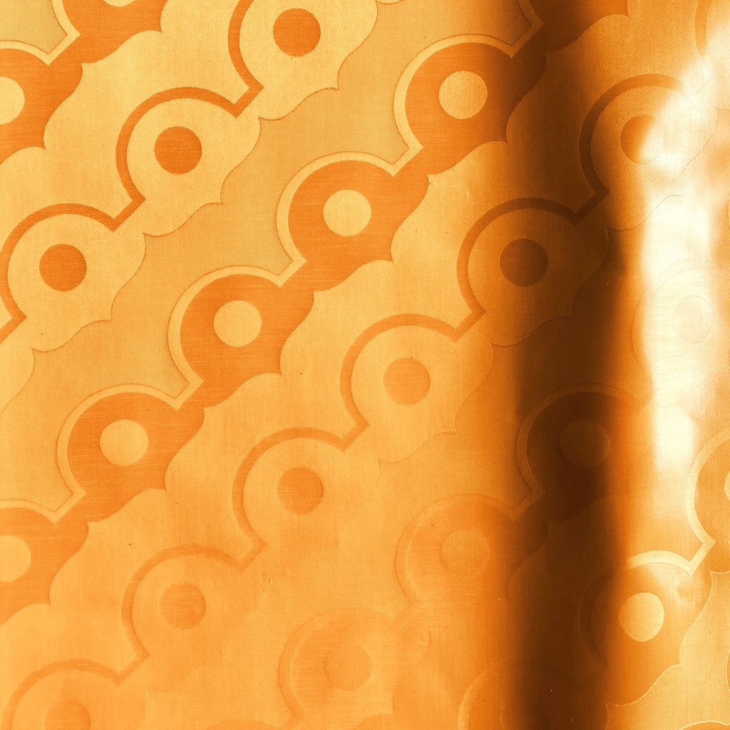 Bazin uni Color 118-yellow orange | D