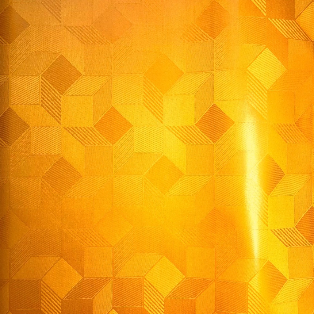 Bazin uni Color 167-yellow-orange, 30 m