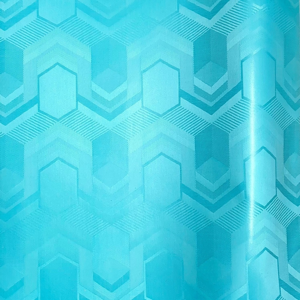 Bazin uni Color 593-türkis, 30 m