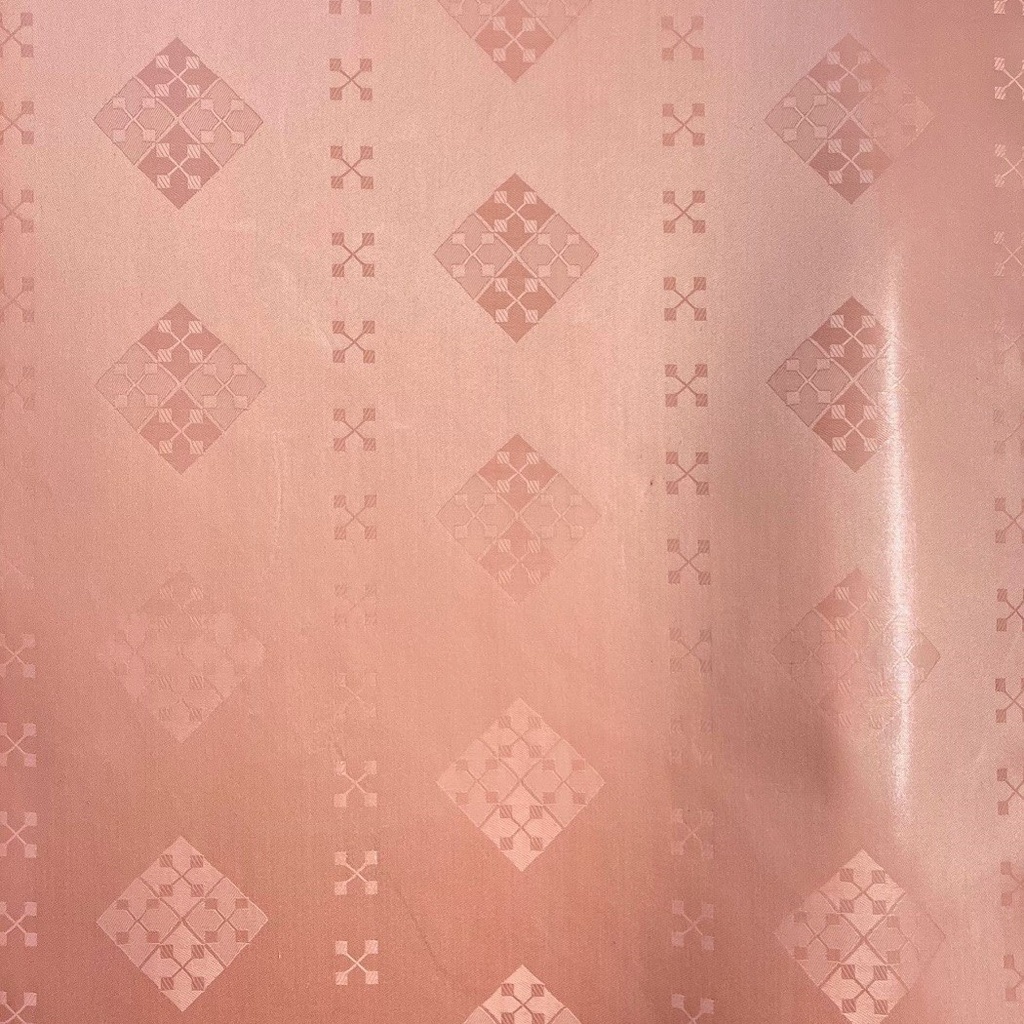 Bazin uni Color 282-saumon pastel, 30 m