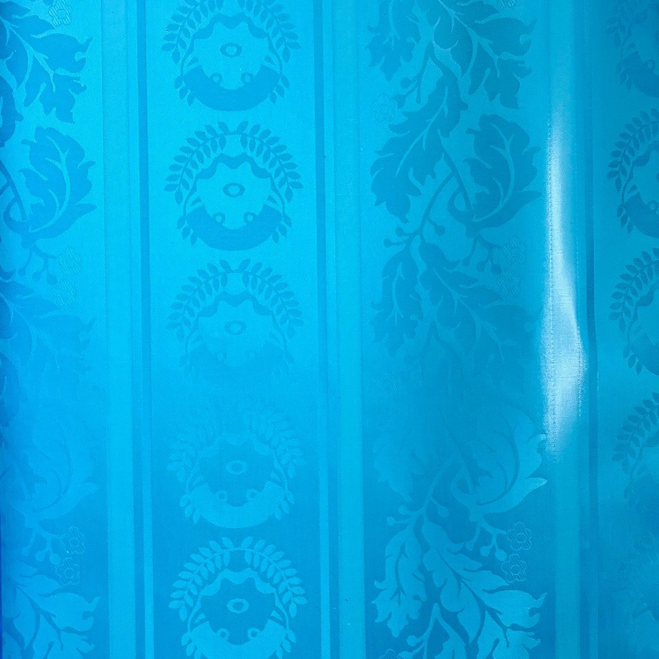 Bazin uni Color 596-türkisblau, 30 m
