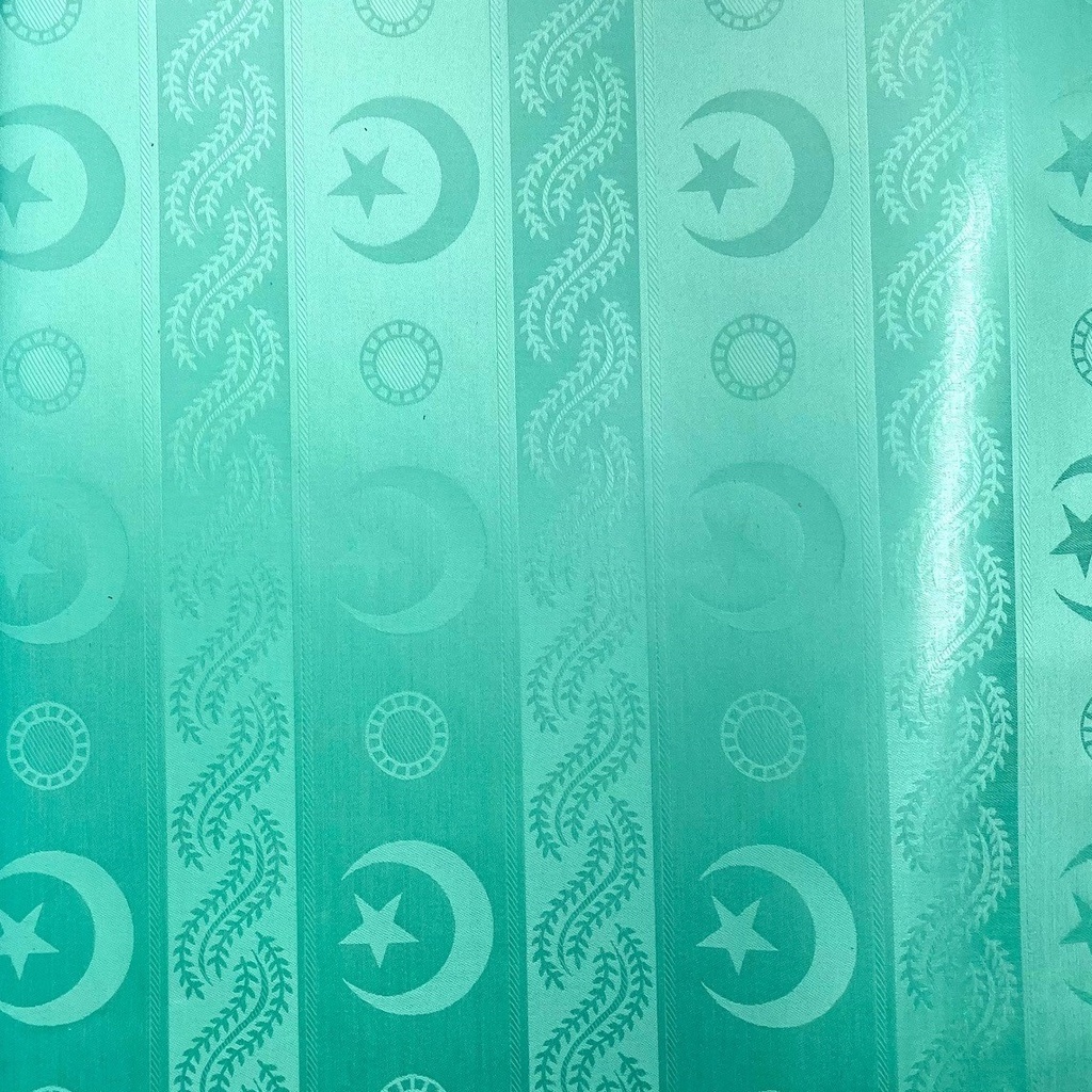 Bazin uni Color 655-menthe, 30 m