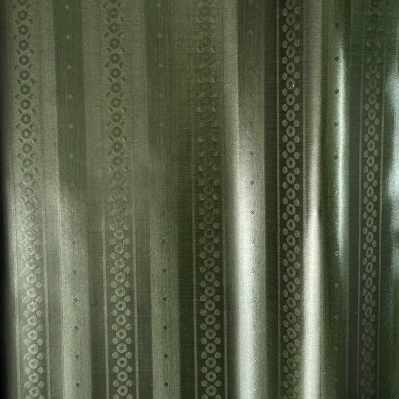 Bazin uni Color 603-olive green 4 m