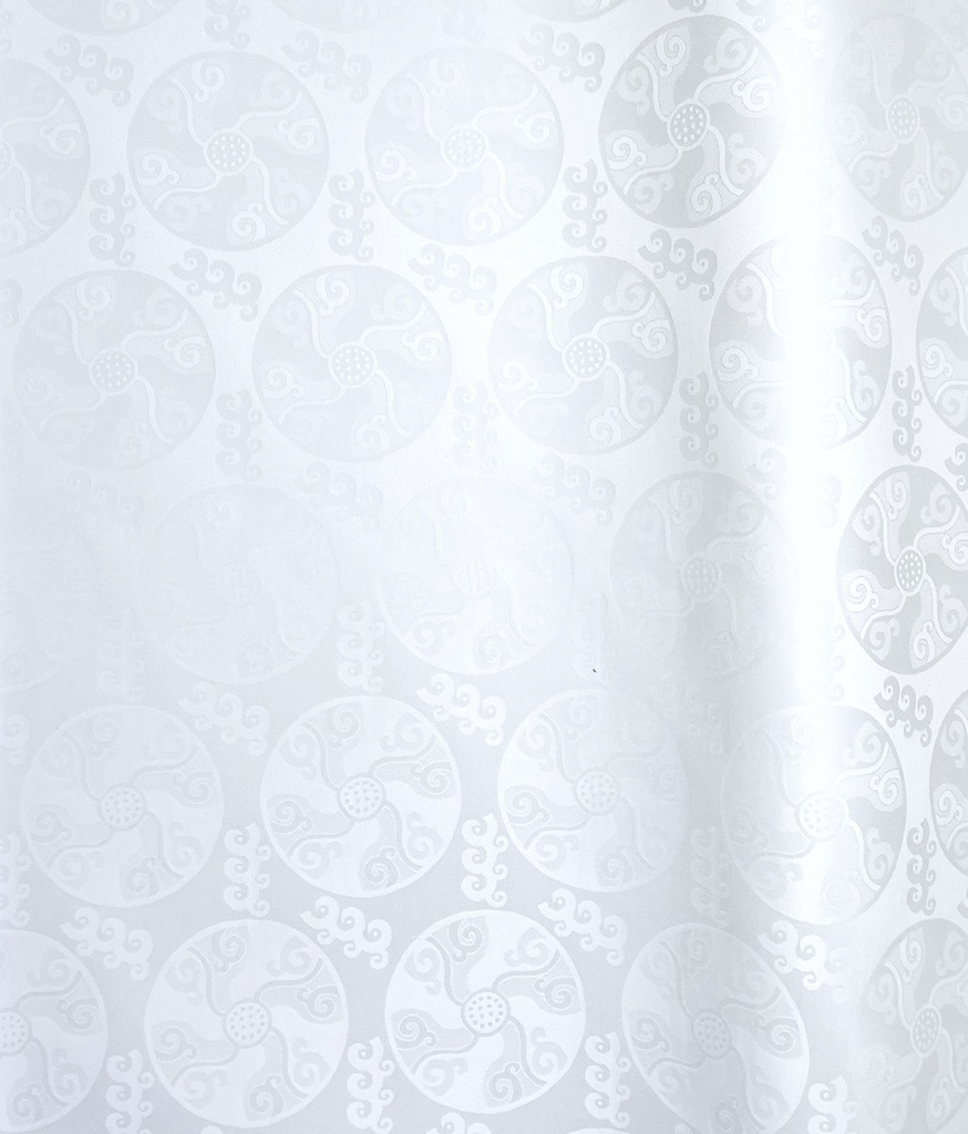 Bazin uni Color 0211-weiß - 4 m