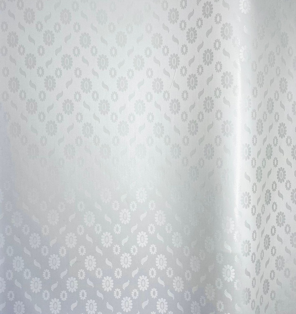 Bazin uni Color 0211-weiß, 4 m