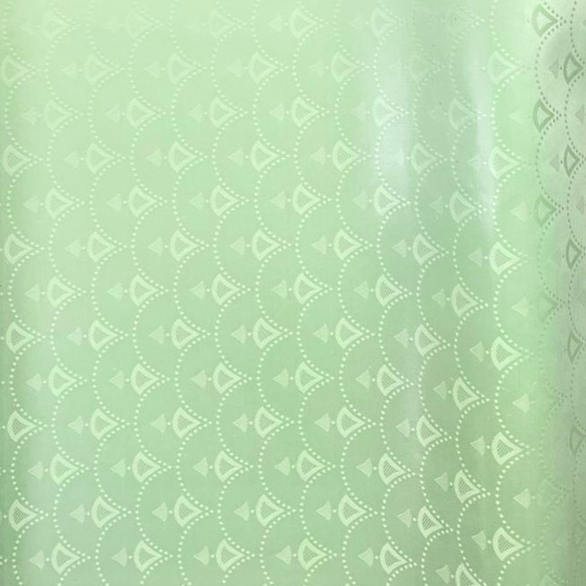 Bazin uni Color 604-vert pastel 5m