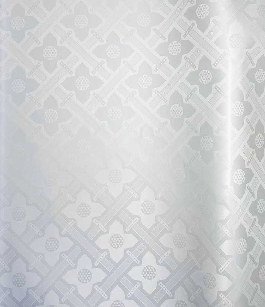 Bazin uni Color 0211-weiß | D