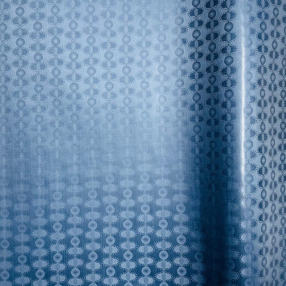 Bazin uni Color 909-bleu-gris | D