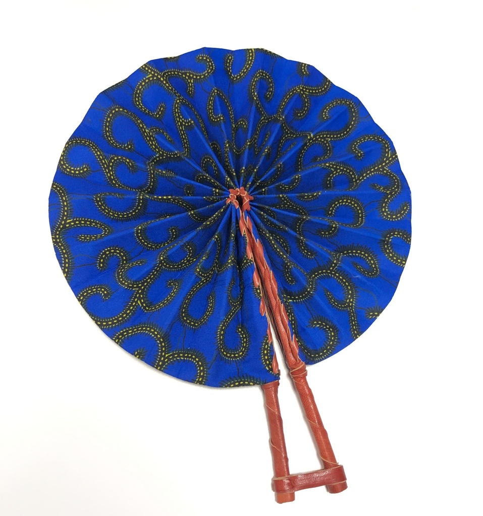 Fächer blau
