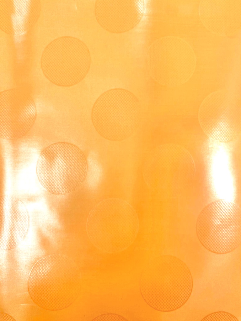 Bazin uni Color 120-gelborange | D - 3 m