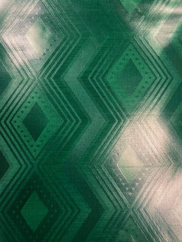 Bazin uni Color 636-dunkelgrün | D - 3 m