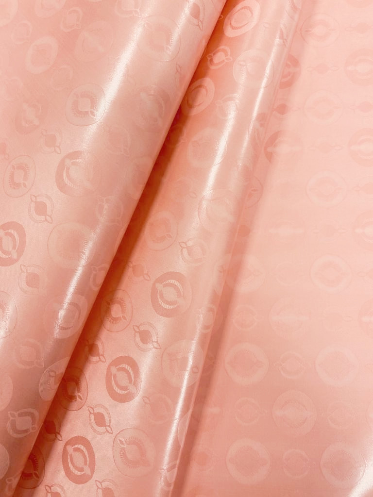 Bazin uni Color 204-rose saumon | D - 3 m