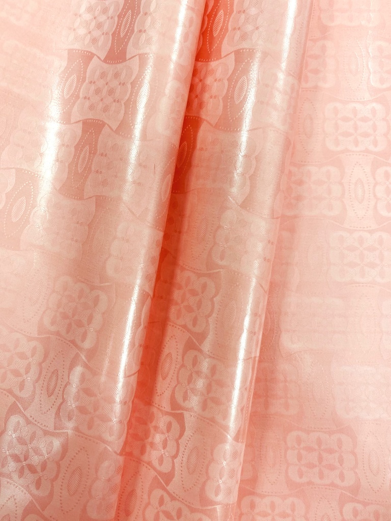 Bazin uni Color 204-salmon pink | D