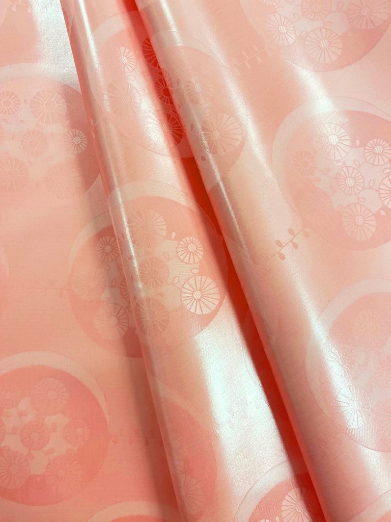 Bazin uni Color 204-salmon pink | D