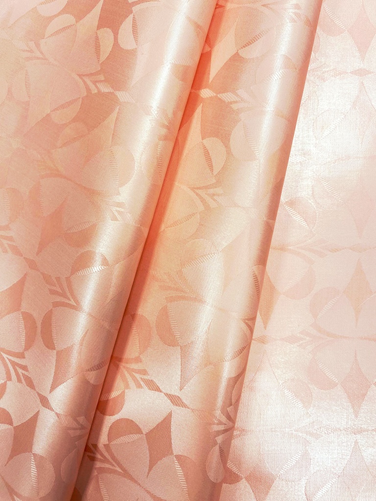 Bazin uni Color 206-salmon | D - 3 m