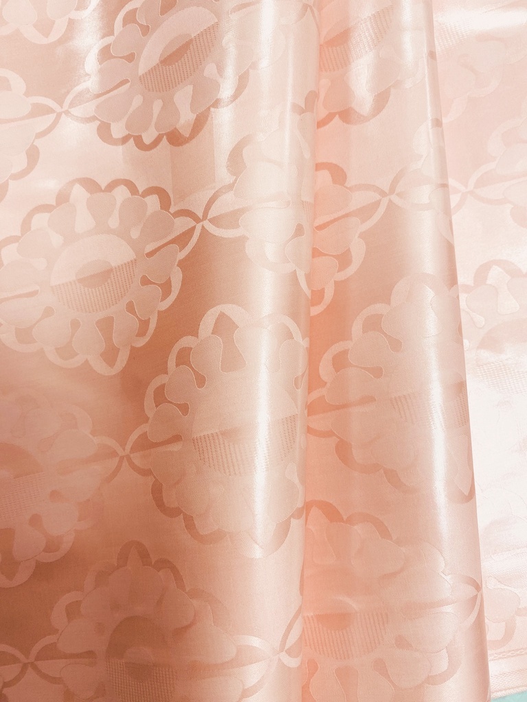 Bazin uni Color 206-lachs | D - 3 m