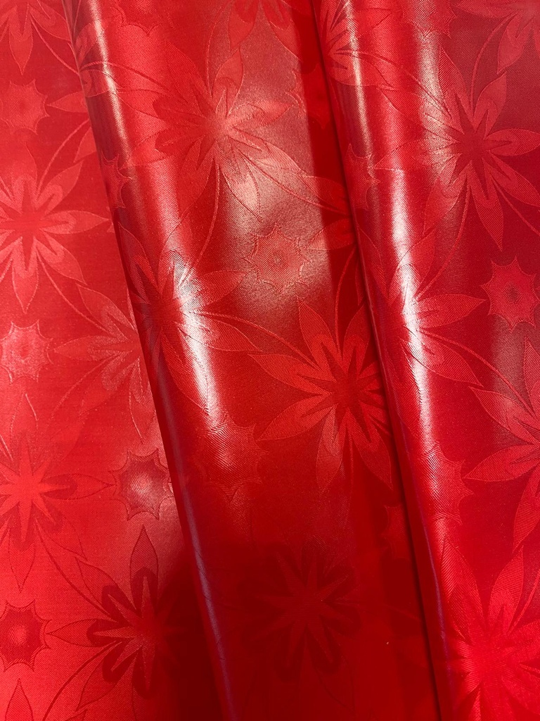 Bazin uni Color 315-rot