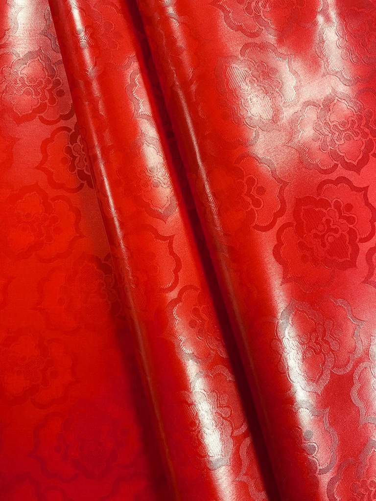 Bazin uni Color 315-red | 4 m