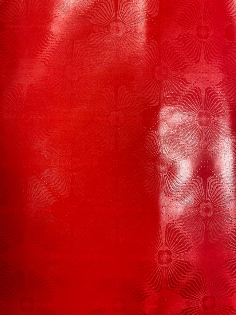 Bazin uni Color 315-red | 5 m