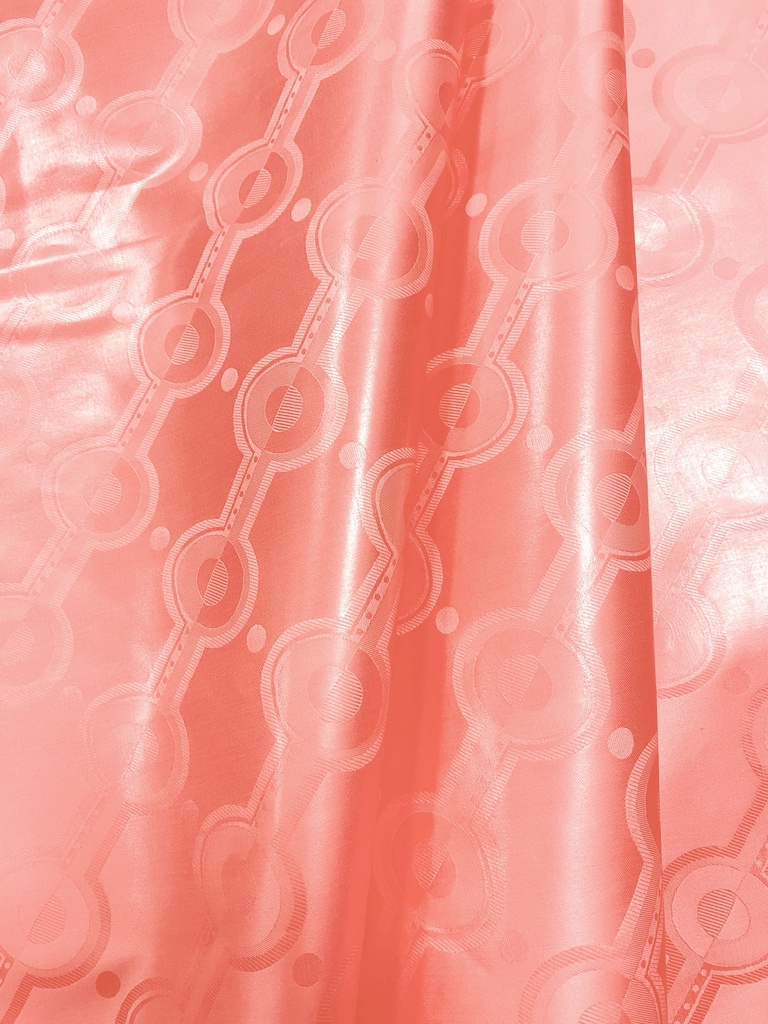 Bazin uni Color 326-korallenrosa | D - 4,5 m