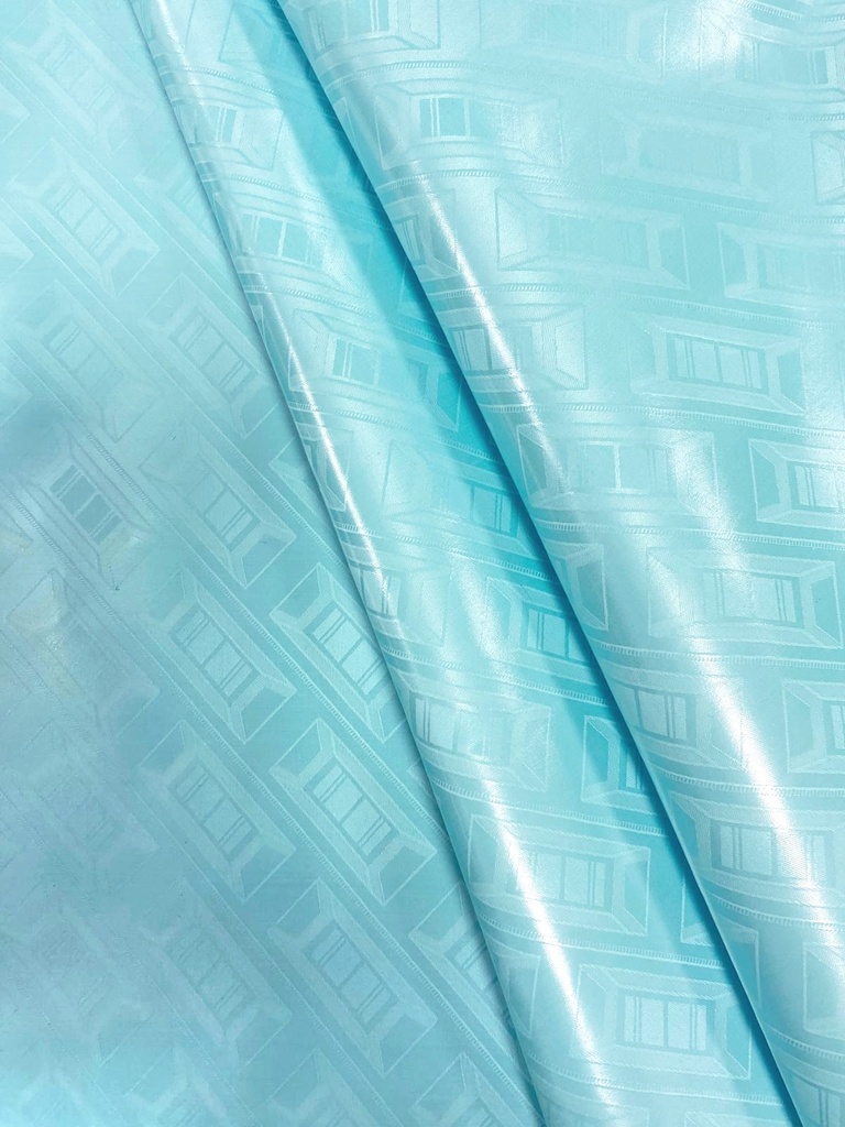 Bazin uni Color 537-helltürkis | D