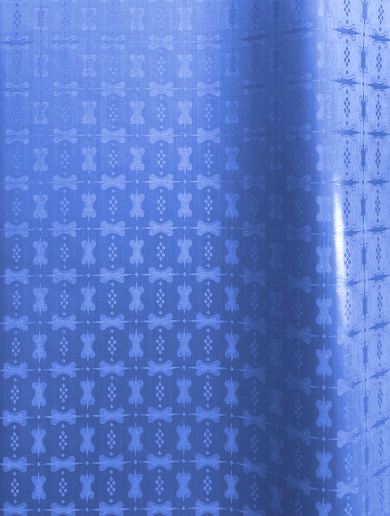 Bazin uni Color 544-bleu | HF