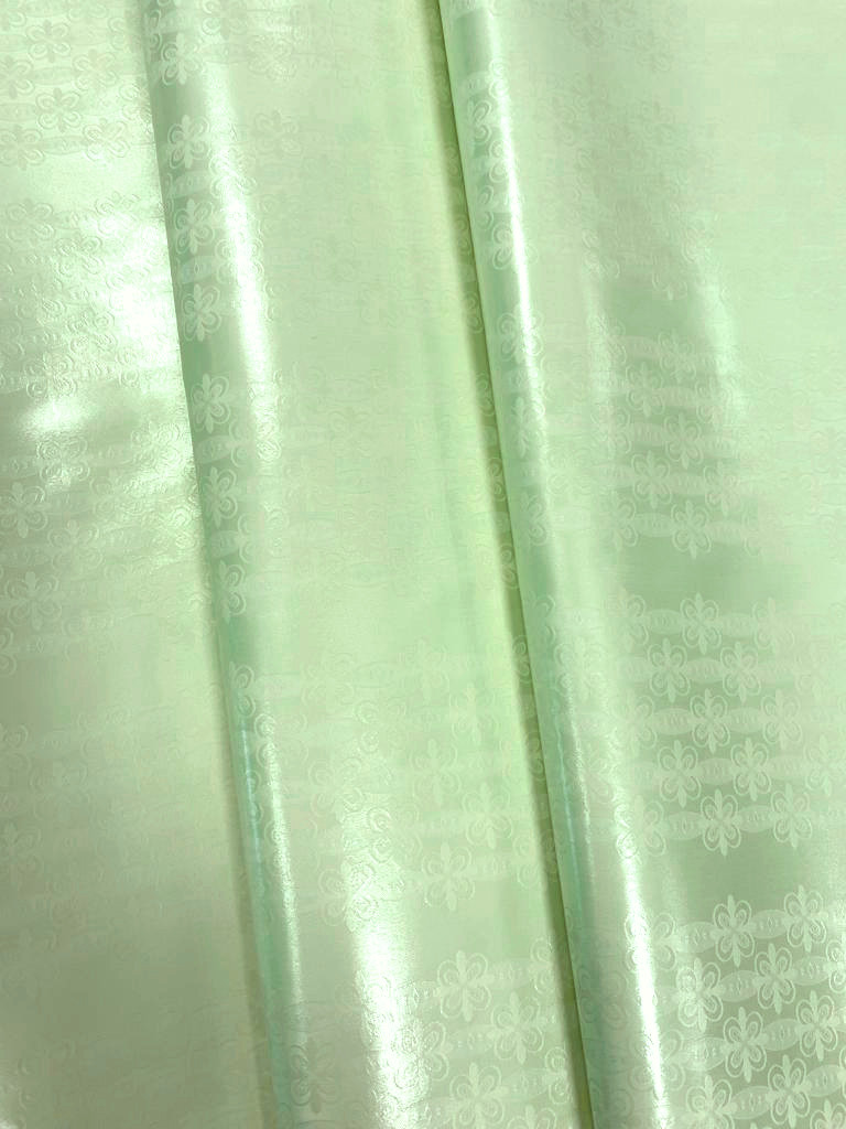 Bazin uni Color 604-vert pastel | HF - 4 m