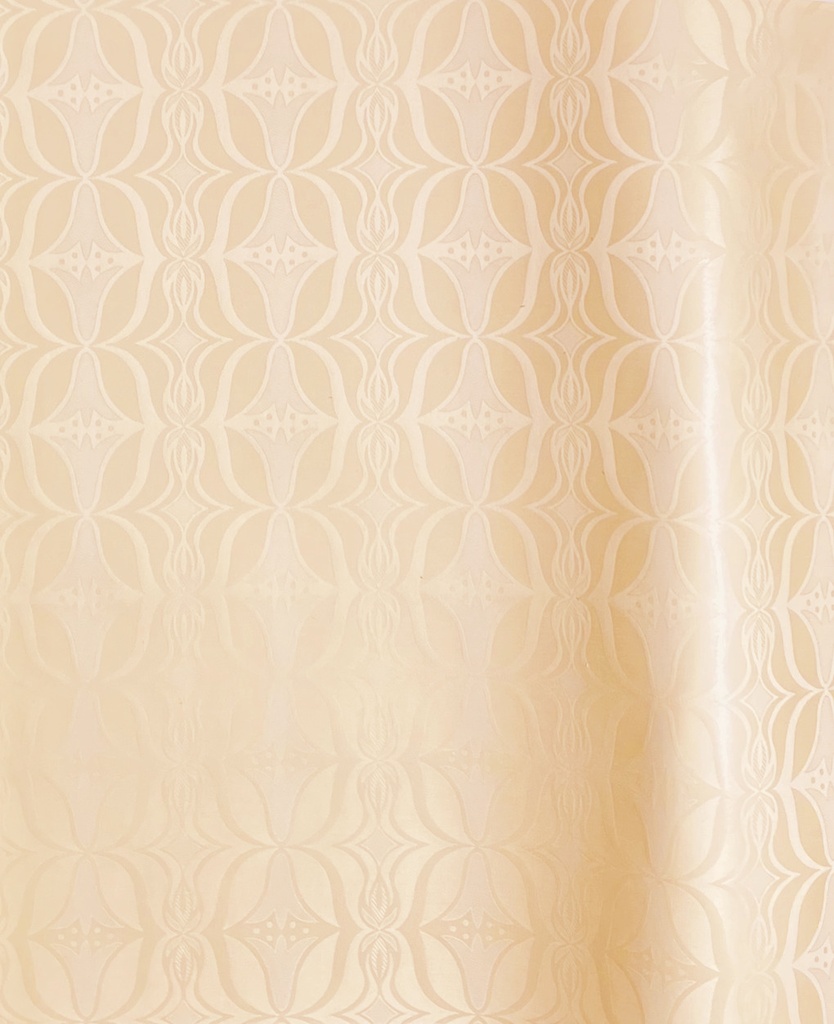 Bazin uni Color 108-pastell-orange | D - 3 m