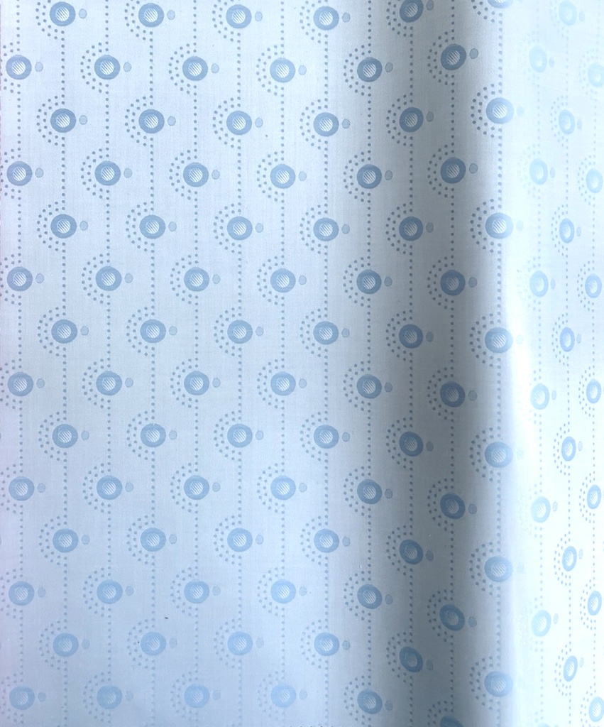 Bazin Buntgewebt hellblau | D - 3 m