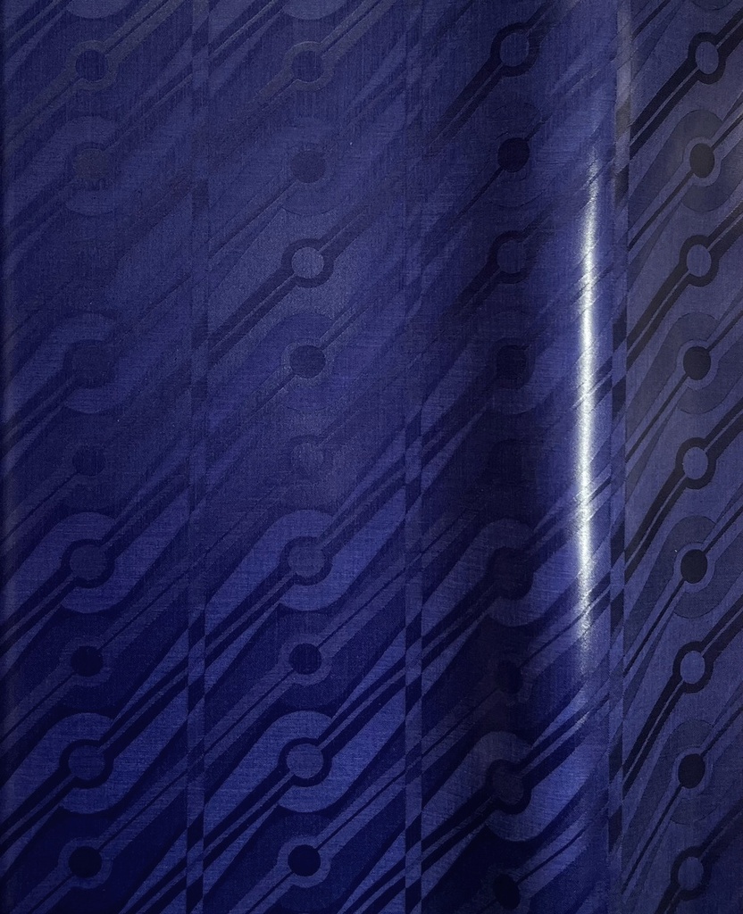 Bazin uni Color 535-nachtblau | 5 m