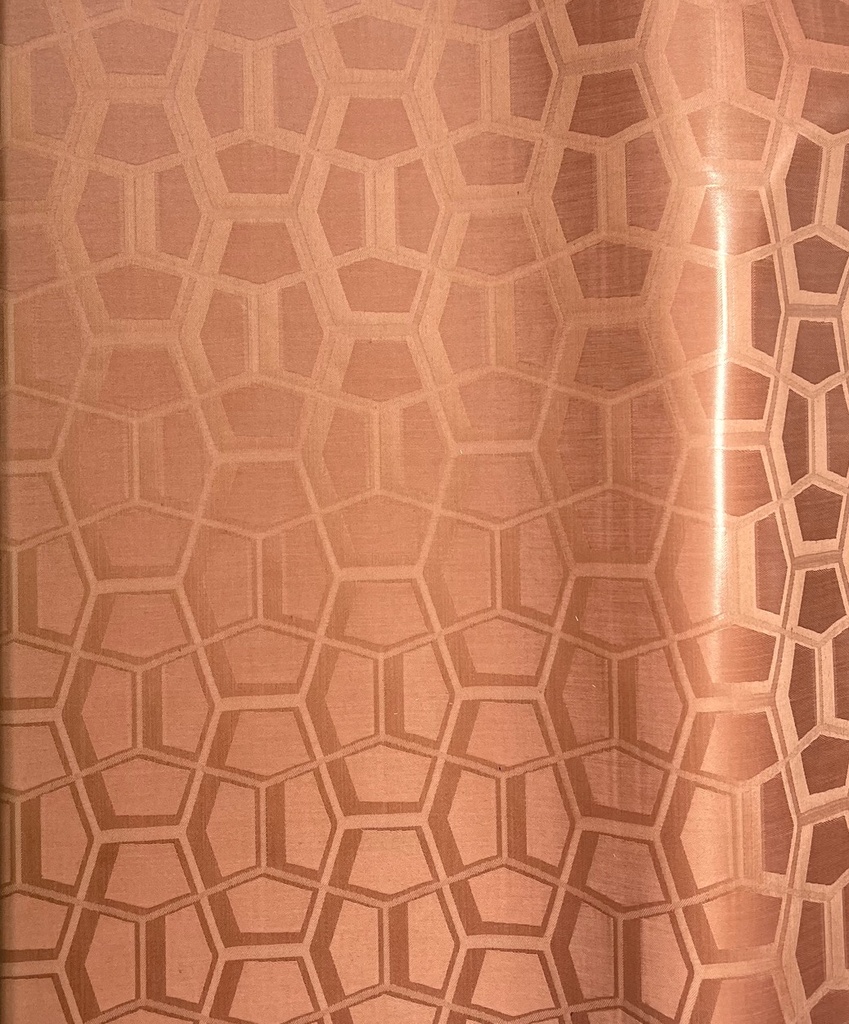 Bazin uni Color 808-kupfer | 4 m