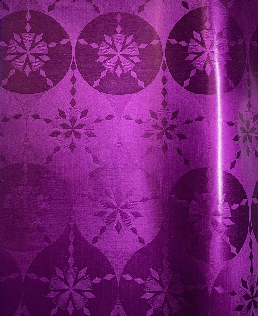 Bazin uni Color 426-dunkelviolett | 4 m