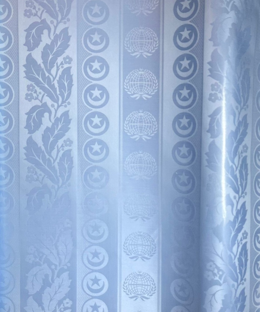 Bazin uni Color 542-himmelblau | 4 m