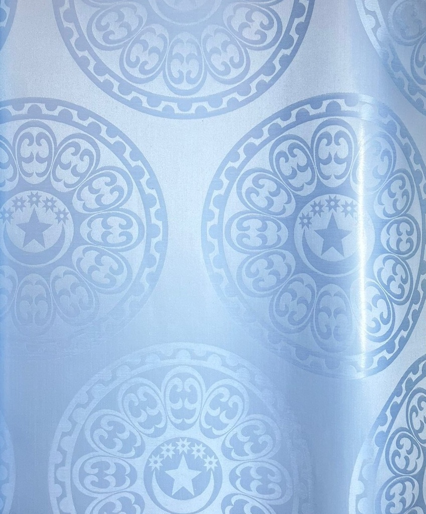 Bazin uni Color 542-himmelblau | 4 m