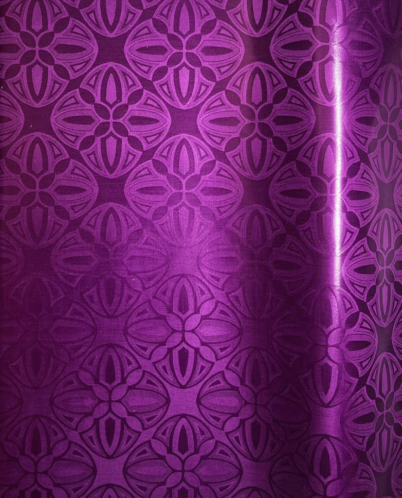 Bazin uni Color 426-dunkelviolett | 4,1 m