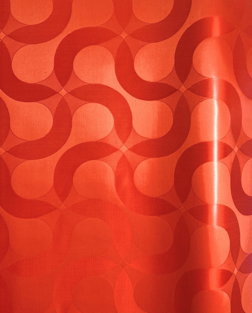 Bazin Drews Or 2181-orange red | 4,2 m