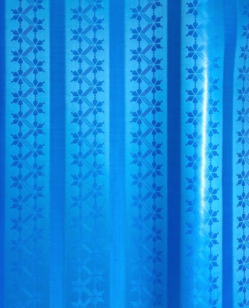 Bazin Drews Or 2504-bleu moyen | 4,4 m