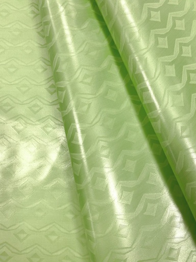 Bazin uni Color 640-vert tilleul