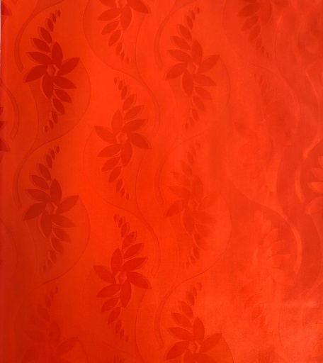 [2042-S215-0Z6B-4,7] Bazin uni Color 215-red-orange 4,7 m