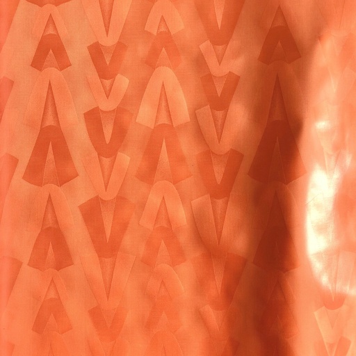 [2037-S207-21113] Bazin uni Color 207-orange| D (21113)