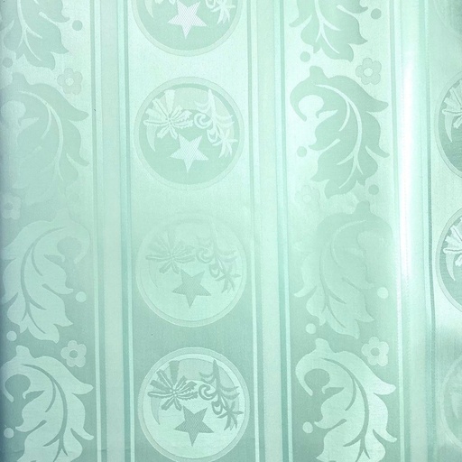 [1896-652121-20747-30] Bazin uni Color 652-menthe clair, 30 m