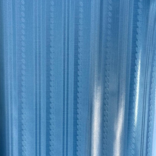 [2134-S509-1459-5,2] Bazin uni Color 509-bleu jean clair 5,2 m