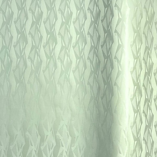 [2134-S633-1497-5] Bazin uni Color 633-vert pâle 5 m