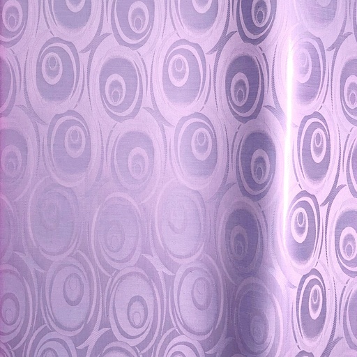 [2134-S412-149F-5] Bazin uni Color 412-hell-lila 5 m