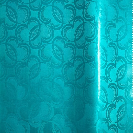 [2134-S540-136K-4] Bazin uni Color 540-turquoise 4 m